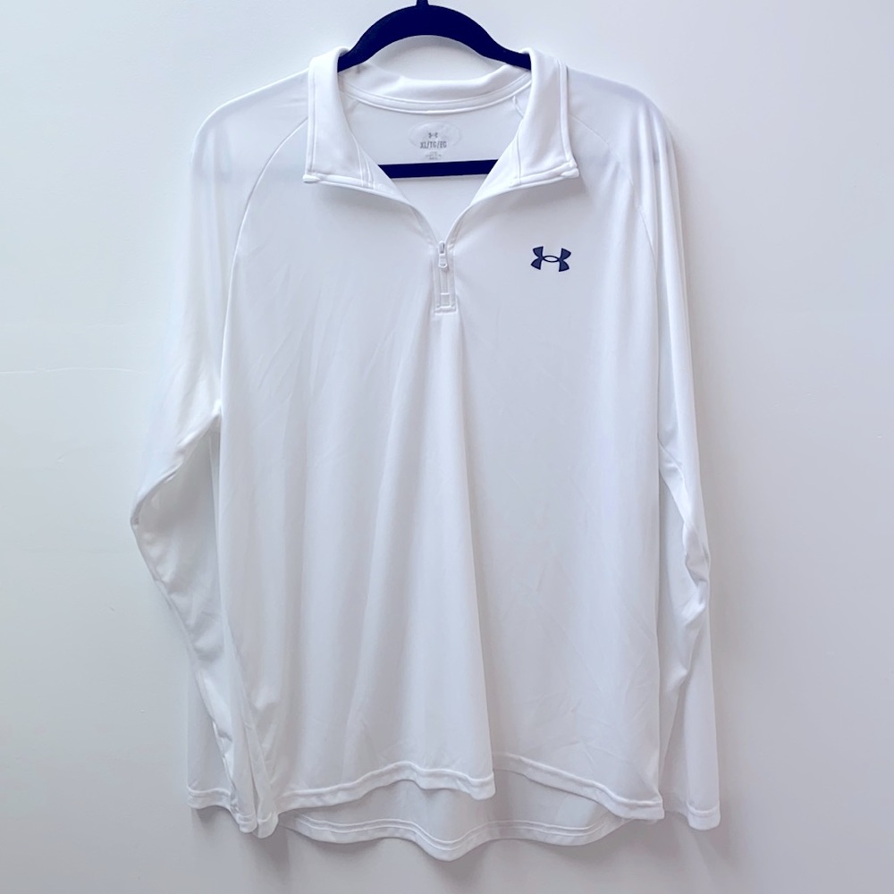 White Athletic pull over